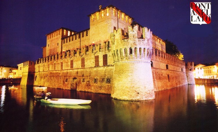 La rocca illuminata